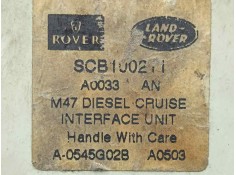 Recambio de modulo electronico para mg serie 75 (rj) 2.0 16v cdti referencia OEM IAM SCB100211   2