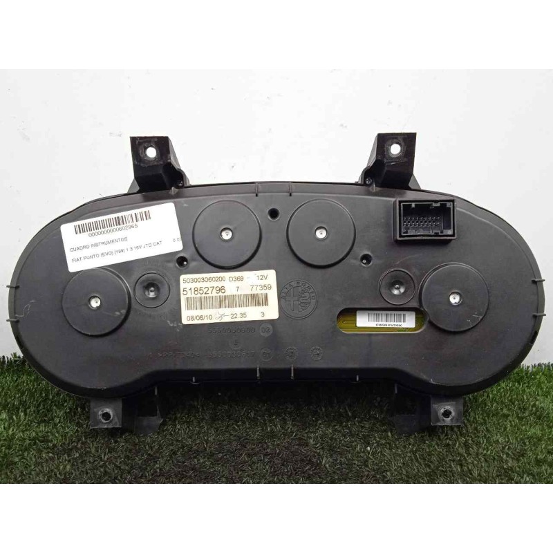 Recambio de cuadro instrumentos para fiat punto (evo) (199) 1.3 16v jtd cat referencia OEM IAM 51852796-503003060200  