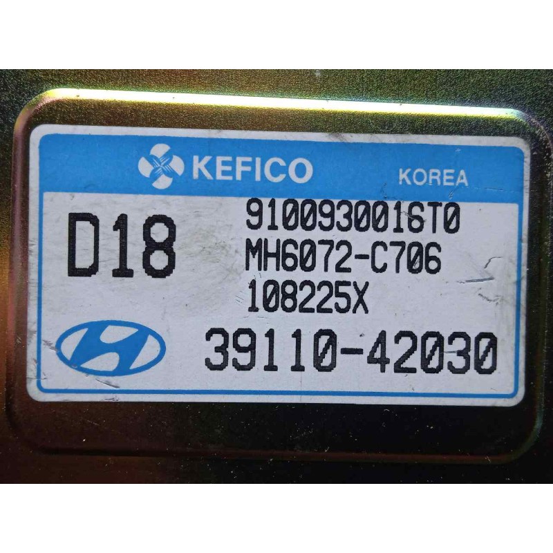 Recambio de centralita motor uce para hyundai h 1 2.5 turbodiesel referencia OEM IAM 9100930016T0-MH6072C706-3911042030  