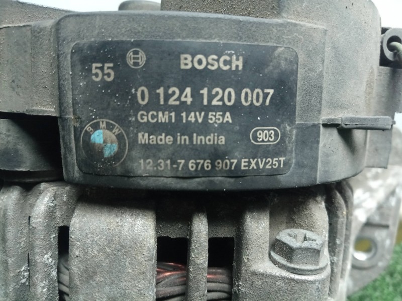 Recambio de alternador para bmw r 1200 rt/st referencia OEM IAM 0124120007-12317676907 55AH - BOSCH POLEA EMBRAGUE