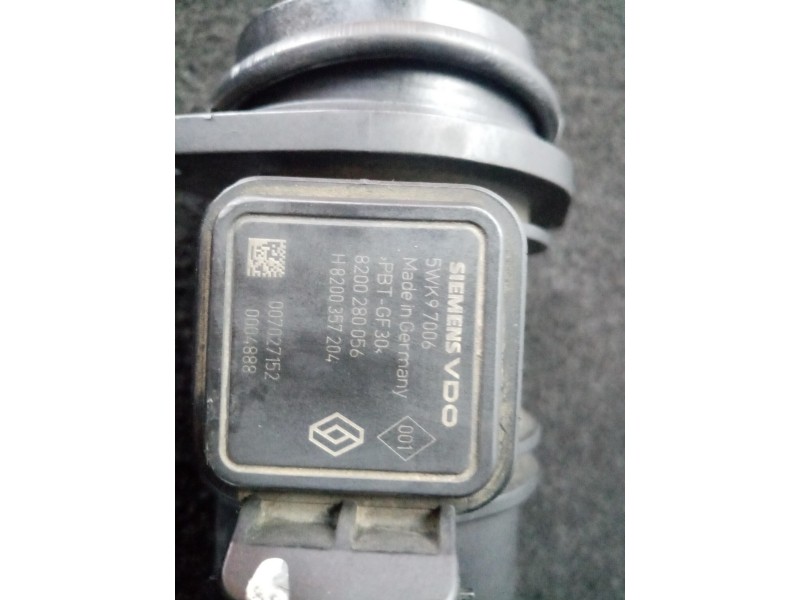 Recambio de caudalimetro para renault kangoo (f/kc0) 1.5 dci diesel referencia OEM IAM 5WK97006-8200280056  