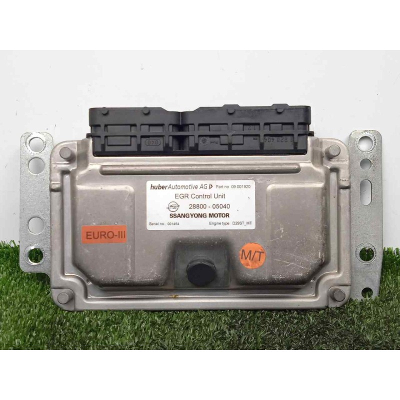 Recambio de centralita motor uce para ssangyong rexton 2.9 turbodiesel cat referencia OEM IAM 2880005040  