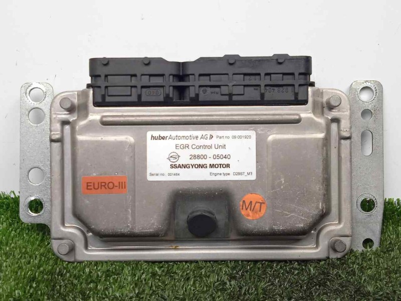 Recambio de centralita motor uce para ssangyong rexton 2.9 turbodiesel cat referencia OEM IAM 2880005040  