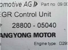 Recambio de centralita motor uce para ssangyong rexton 2.9 turbodiesel cat referencia OEM IAM 2880005040   2