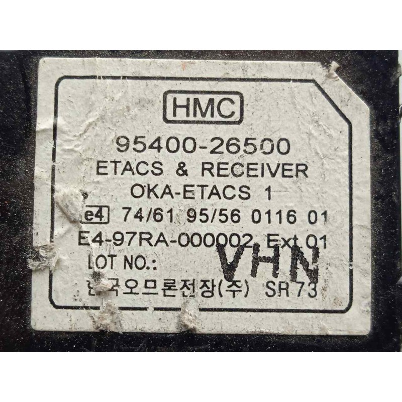 Recambio de caja reles / fusibles para hyundai santa fe (sm) 2.4 gls 4x4 referencia OEM IAM 9540026500  