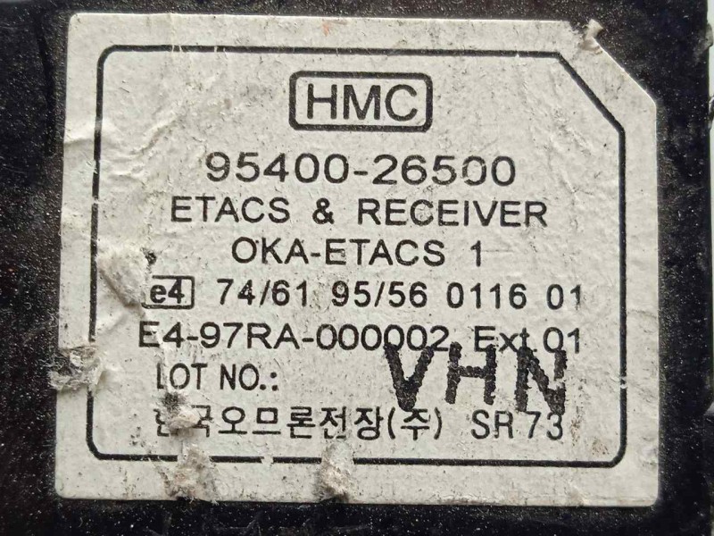 Recambio de caja reles / fusibles para hyundai santa fe (sm) 2.4 gls 4x4 referencia OEM IAM 9540026500  