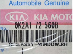 Recambio de elevalunas trasero derecho para kia shuma 1.8 cat referencia OEM IAM 0K2A172560B MANUAL SIN.USO 2