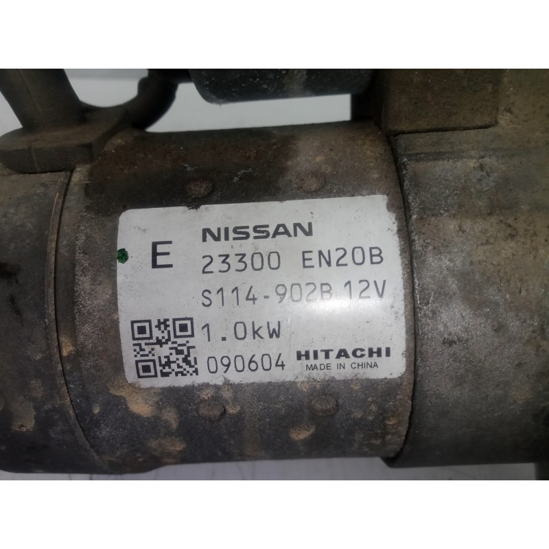 Recambio de motor arranque para nissan qashqai (j10) 2.0 16v cat referencia OEM IAM 23300EN20B-S114902B  