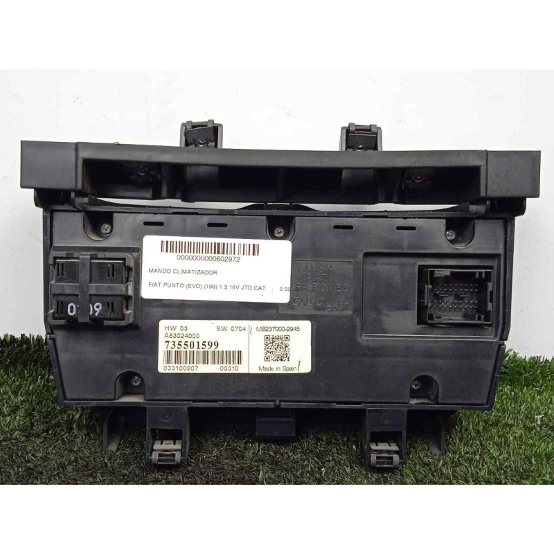 Recambio de mando climatizador para fiat punto (evo) (199) 1.3 16v jtd cat referencia OEM IAM 735501599  