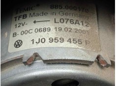 Recambio de electroventilador para volkswagen bora berlina (1j2) 1.6 16v referencia OEM IAM 1J0959455P Ø DIAMETRO: 290MM 2.PINES 2