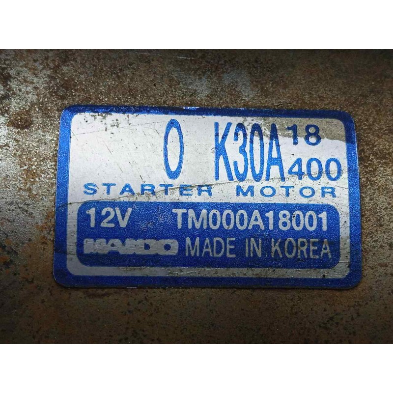 Recambio de motor arranque para kia rio 1.3 cat referencia OEM IAM TM000A18001 8.DIENTES 