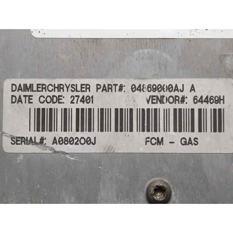 Recambio de modulo electronico para chrysler voyager (rg) 2.4 cat referencia OEM IAM 04869000AJ  