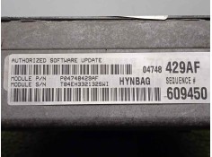 Recambio de centralita motor uce para chrysler voyager (rg) 2.4 cat referencia OEM IAM P04748429AF-T84EH332132SWI-04748429AF   2