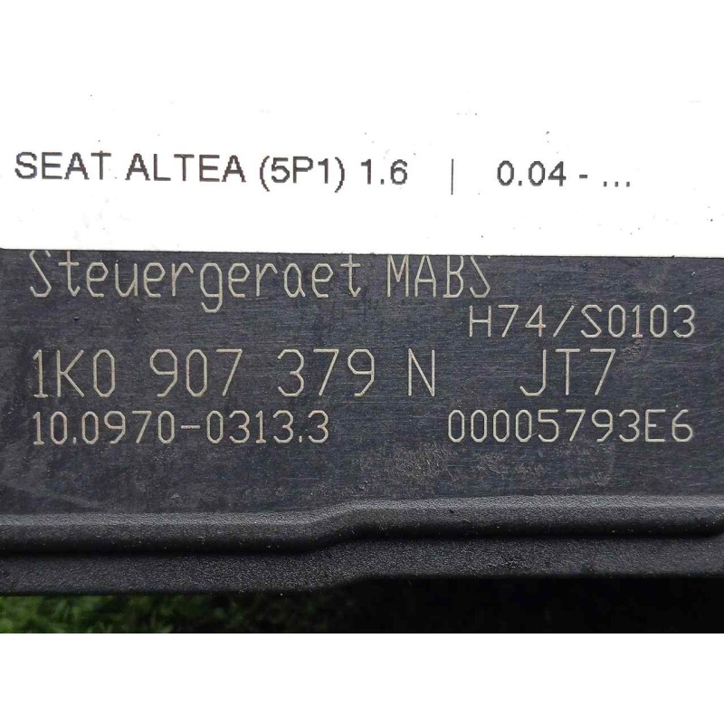 Recambio de abs para seat altea (5p1) 1.6 referencia OEM IAM 1K0907379N-10097003133-1K0614117F-10020700344 ATE 