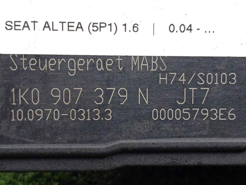 Recambio de abs para seat altea (5p1) 1.6 referencia OEM IAM 1K0907379N-10097003133-1K0614117F-10020700344 ATE 