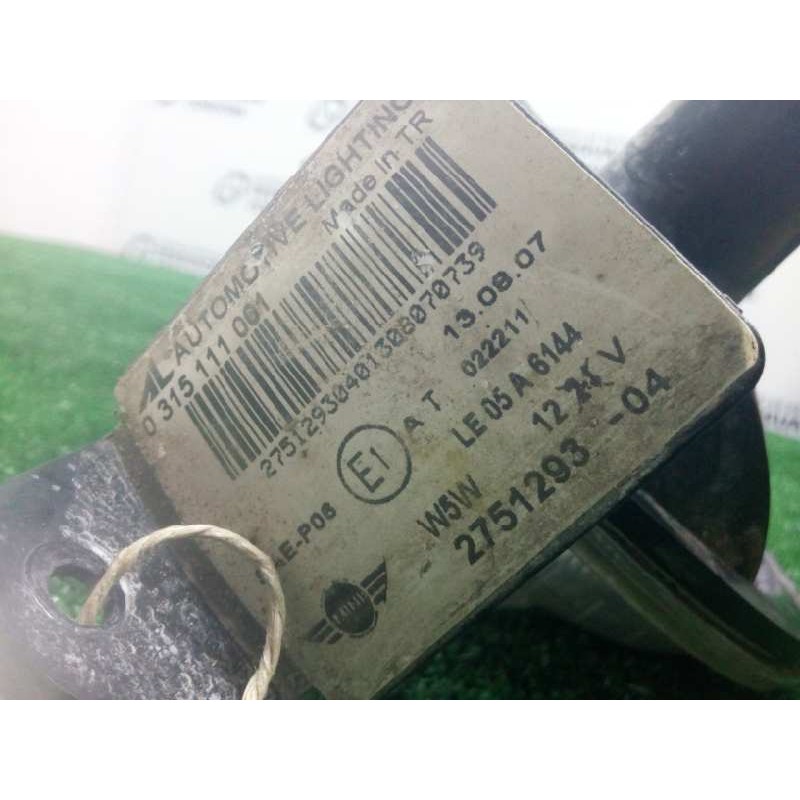 Recambio de faro antiniebla izquierdo para mini mini (r56) 1.4 16v cat referencia OEM IAM 0315111001-275129304  