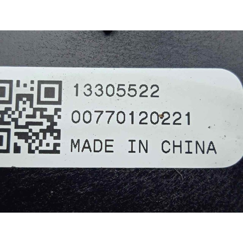 Recambio de mando limpia para opel meriva b 1.4 16v turbo cat referencia OEM IAM 13305522  