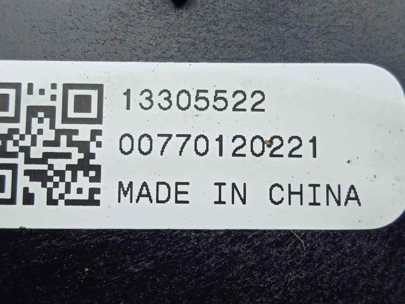 Recambio de mando limpia para opel meriva b 1.4 16v turbo cat referencia OEM IAM 13305522  