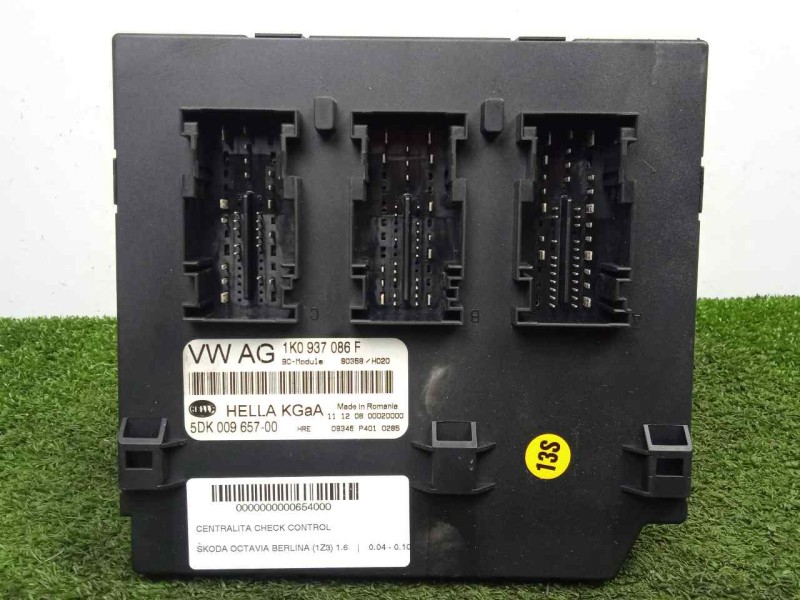 Recambio de centralita check control para skoda octavia berlina (1z3) 1.6 referencia OEM IAM 5DK00965700-1K0937086F  