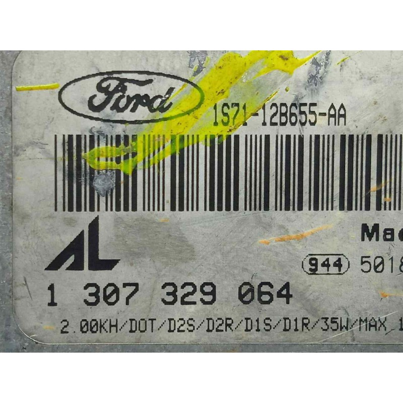 Recambio de centralita faros xenon para ford mondeo turnier (ge) 2.0 cat referencia OEM IAM 1307329064-1S7112B655AA  