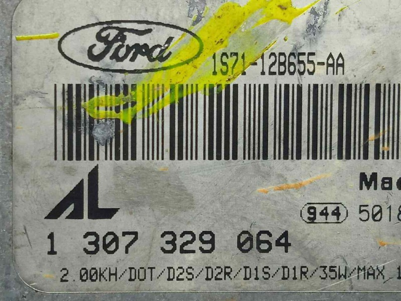 Recambio de centralita faros xenon para ford mondeo turnier (ge) 2.0 cat referencia OEM IAM 1307329064-1S7112B655AA  