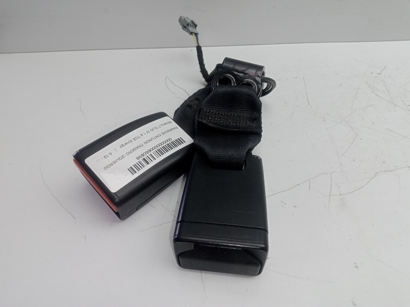 Recambio de enganche cinturon trasero izquierdo para renault clio iv 1.2 tce energy referencia OEM IAM  3.PINES 