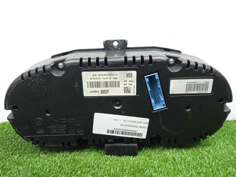 Recambio de cuadro instrumentos para seat ibiza (6j5) 2.0 tdi referencia OEM IAM 6J0920802F-A2C53387171-A2C53332250  