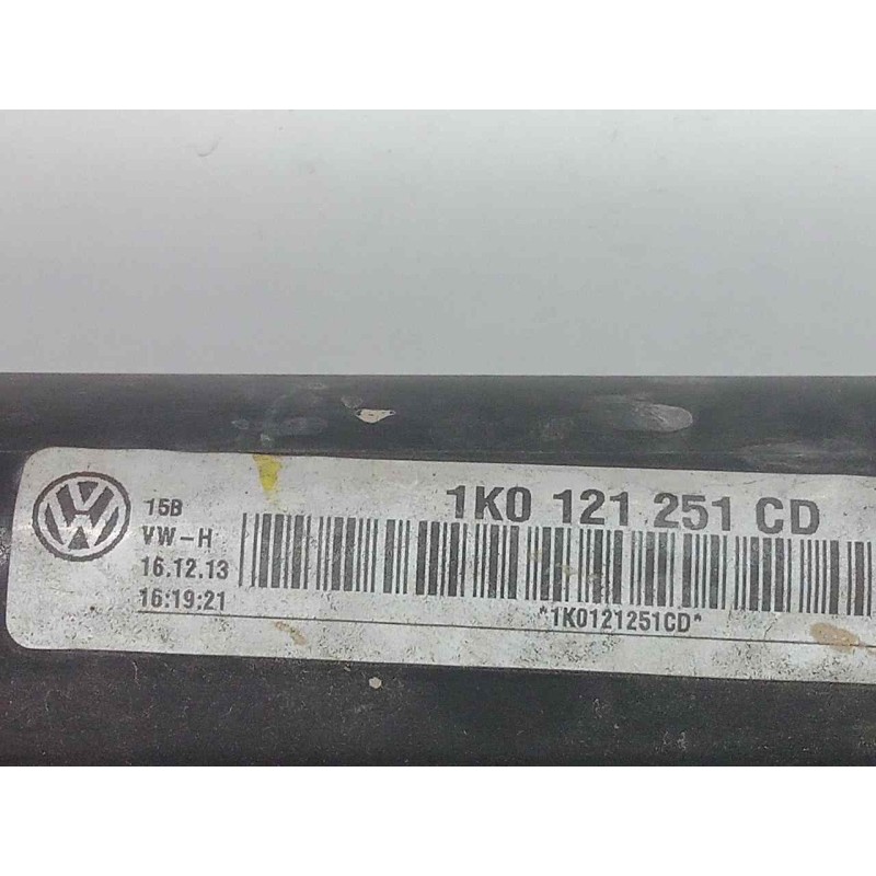 Recambio de radiador agua para skoda octavia berlina (1z3) 1.6 referencia OEM IAM 1K0121251CD 650X420X25 ALUMINIO