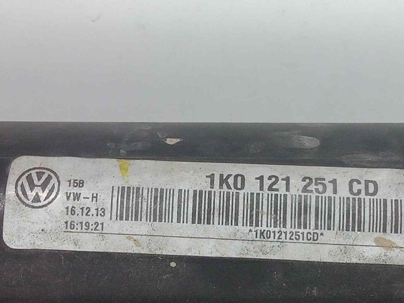 Recambio de radiador agua para skoda octavia berlina (1z3) 1.6 referencia OEM IAM 1K0121251CD 650X420X25 ALUMINIO