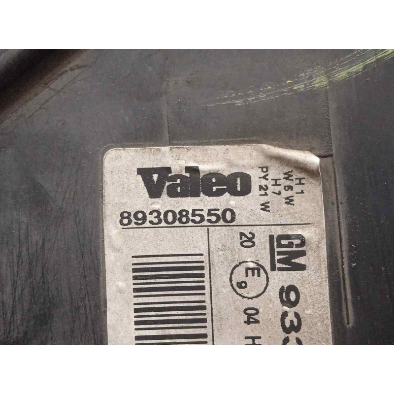 Recambio de faro izquierdo para opel meriva 1.7 16v cdti cat referencia OEM IAM 93321052-89308550 MERIVA.A 