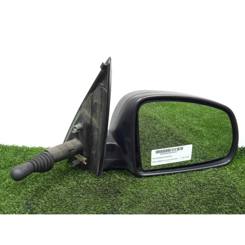 Recambio de retrovisor derecho para opel meriva 1.7 16v cdti cat referencia OEM IAM 93494552 MANUAL NEGRO