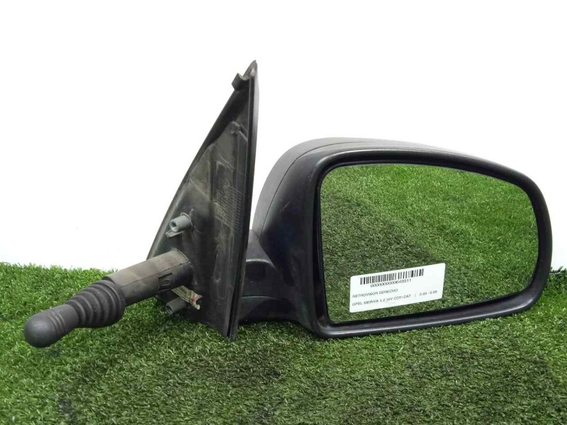 Recambio de retrovisor derecho para opel meriva 1.7 16v cdti cat referencia OEM IAM 93494552 MANUAL NEGRO