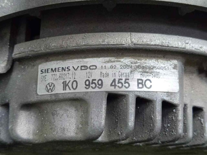 Recambio de electroventilador para seat altea (5p1) 1.6 referencia OEM IAM 1K0959455BC Ø DIAMETRO: 363MM 