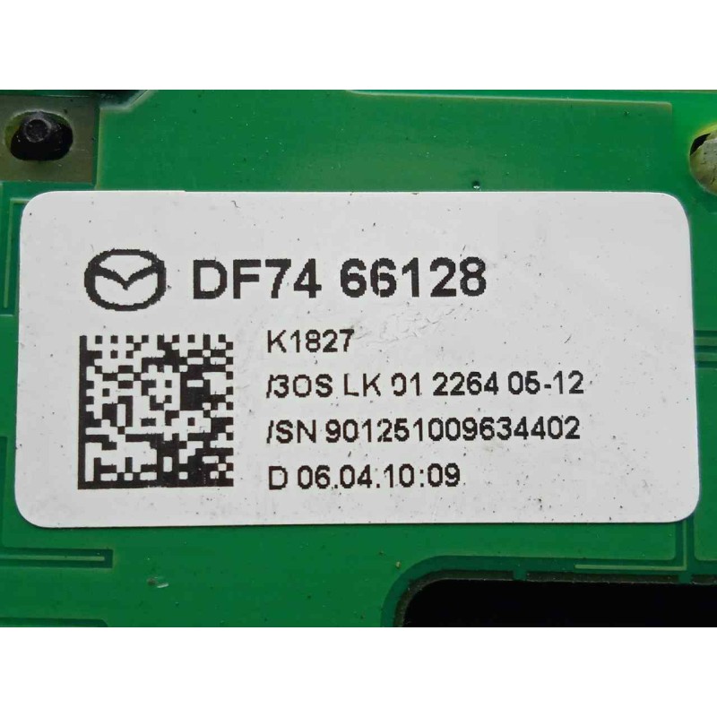 Recambio de mando limpia para mazda 6 lim. (gh) 2.2 turbodiesel cat referencia OEM IAM DF7466128  