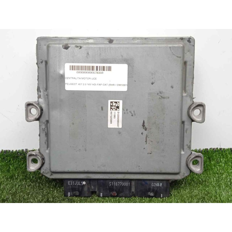 Recambio de centralita motor uce para peugeot 407 2.0 16v hdi fap cat (rhr / dw10bted4) referencia OEM IAM 5WS40264CT-9660781080