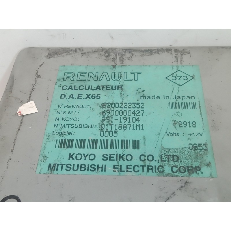 Recambio de modulo electronico para renault clio ii fase ii (b/cb0) referencia OEM IAM 8200222352-6900000427-99119104-Q1T18871M1