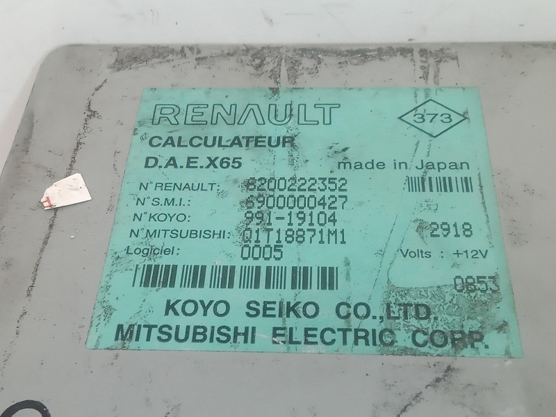 Recambio de modulo electronico para renault clio ii fase ii (b/cb0) referencia OEM IAM 8200222352-6900000427-99119104-Q1T18871M1