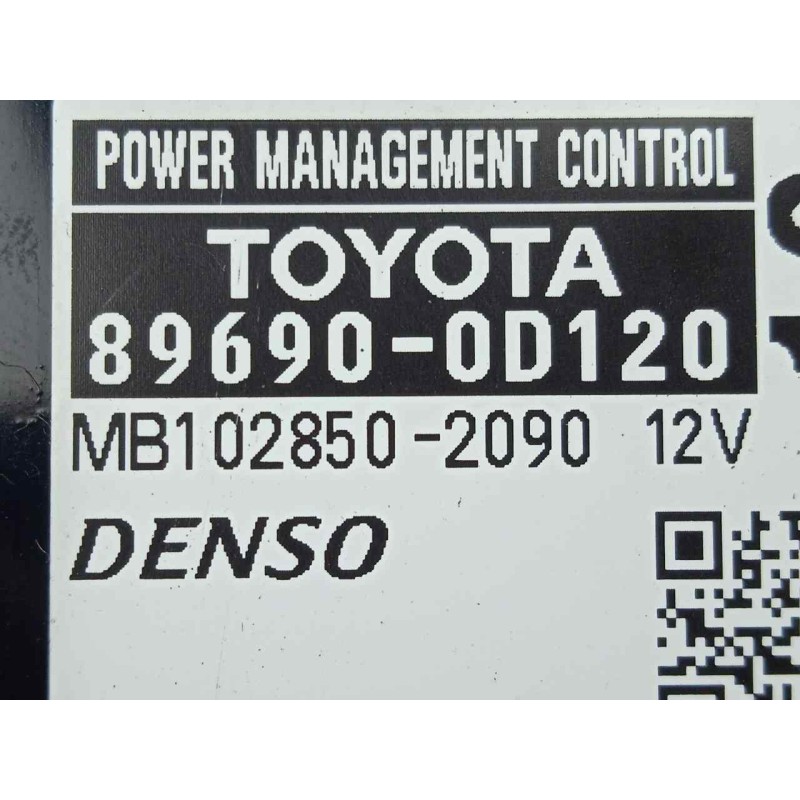 Recambio de modulo electronico para toyota yaris 1.3 16v cat referencia OEM IAM 896900D120-1028502090 DENSO 