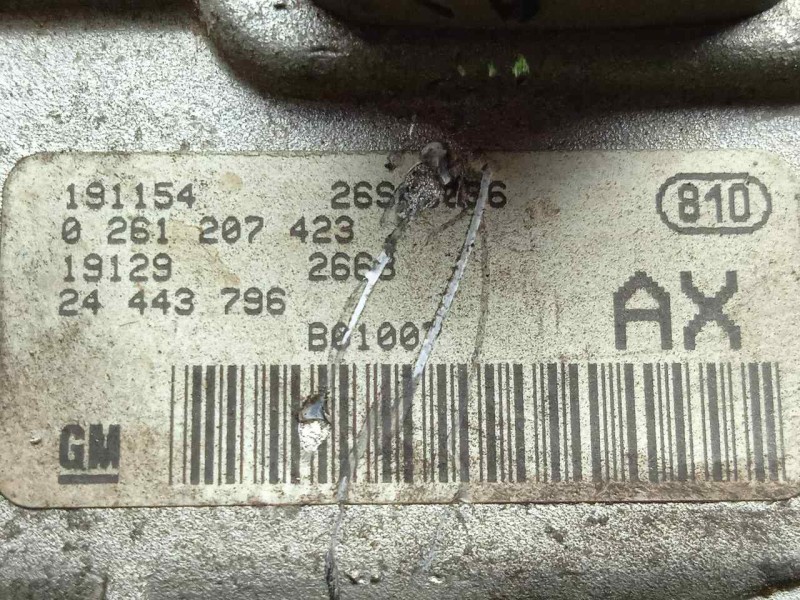 Recambio de centralita motor uce para opel corsa c 1.2 16v cat (z 12 xe / lw4) referencia OEM IAM 0261207423-24443796-191154-ME7