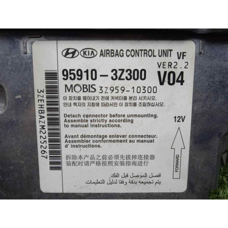 Recambio de centralita airbag para hyundai i40 cw 1.7 crdi cat referencia OEM IAM 959103Z300-3Z95910300  