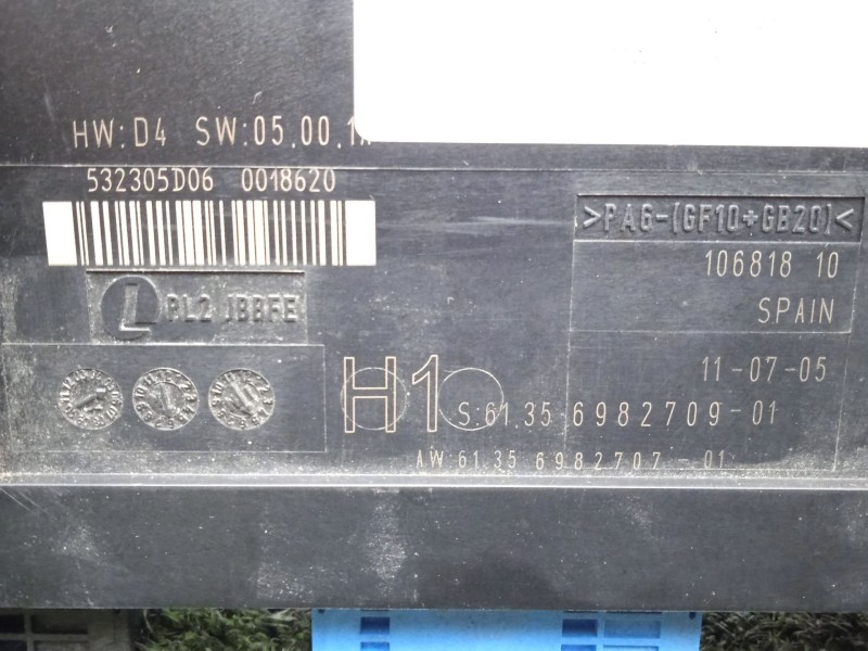 Recambio de modulo confort para bmw 3 (e90) 320 d referencia OEM IAM 532305D06-0018620  2.CONECTORES