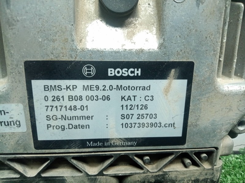 Recambio de centralita motor uce para bmw r 1200 rt/st referencia OEM IAM 0261B08003-7717148 BOSCH 