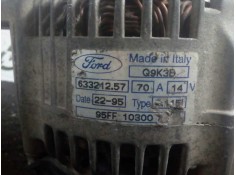 Recambio de alternador para ford escort berlina/turnier 1.8 diesel referencia OEM IAM 95FF10300-63321257  70 AH 2