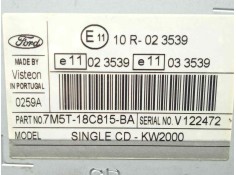 Recambio de sistema audio / radio cd para ford focus berlina (cap) 1.8 tdci turbodiesel cat referencia OEM IAM 7M5T18C815BA CON. 2