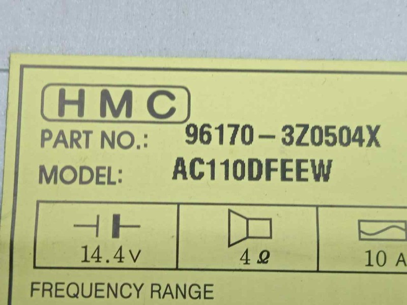 Recambio de sistema audio / radio cd para hyundai i40 cw 1.7 crdi cat referencia OEM IAM 961703Z0504X  