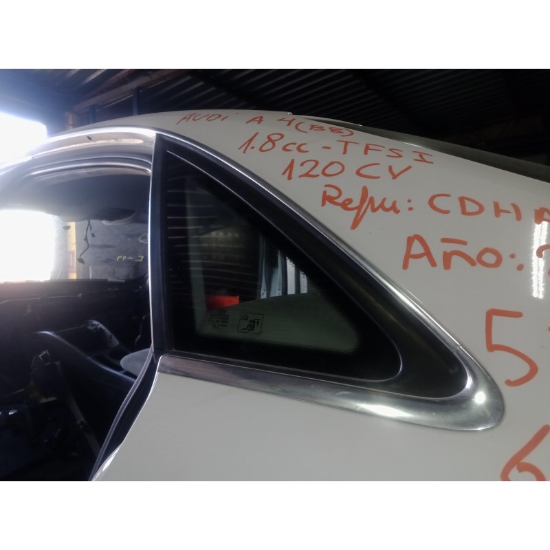 Recambio de luna custodia trasera izquierda para audi a4 ber. (b8) 1.8 16v tfsi referencia OEM IAM   