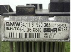 Recambio de resistencia calefaccion para bmw x3 (e83) 2.0 16v diesel cat referencia OEM IAM 64116920365-5HL00843600-62122-134340 2