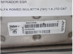 Recambio de enfriador egr para alfa romeo giulietta (191) 1.6 jtd cat referencia OEM IAM 55268286-MM114V8 VALEO  2