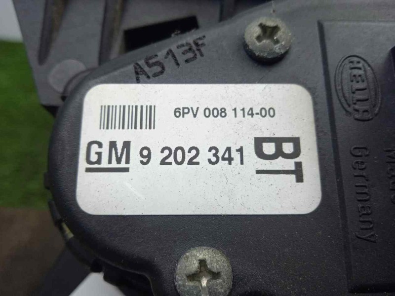 Recambio de potenciometro pedal para opel zafira a 2.0 dti referencia OEM IAM 9202341-6PV00811400  