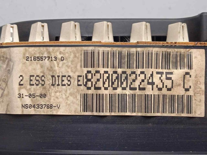 Recambio de cuadro instrumentos para renault laguna (b56) 1.9 dti diesel cat referencia OEM IAM 820002235C  